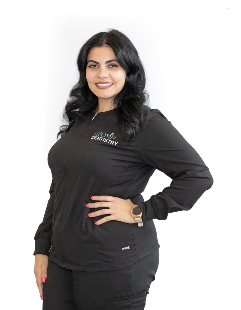 Sahar, Dental Treatment Coordinator at Trio Dentistry in Mississauga.