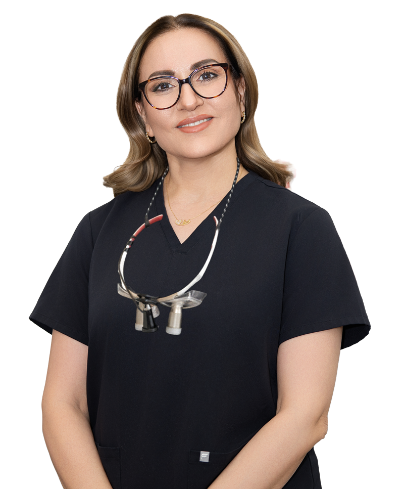 Dr. Alyaa Al-Shadeedi, expert dentist at Trio Dentistry in Mississauga